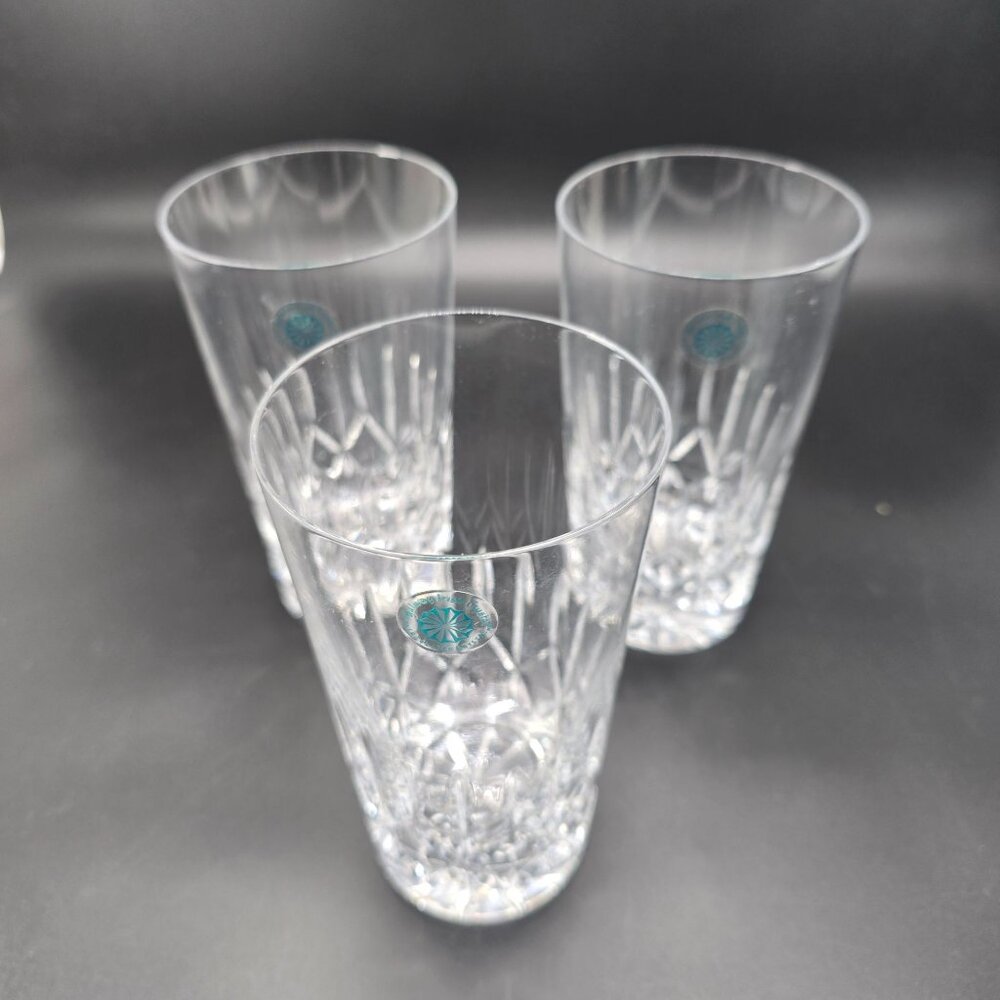 Galway Irish Crystal Baldmore Crystal Highball & Whiskey Glasses Set Of 4 DH1300 - Picture 7 of 15